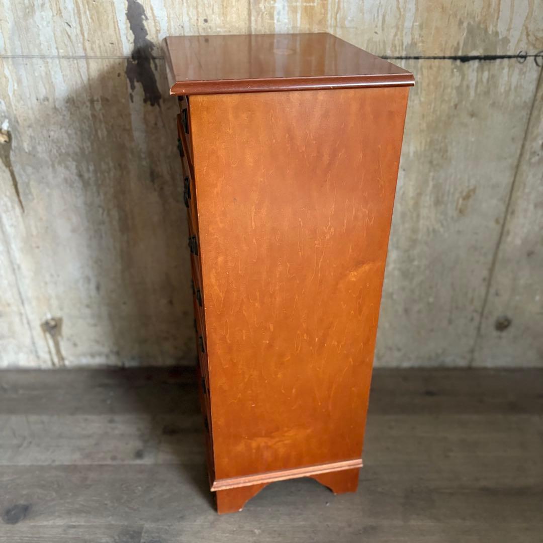 英国ヴィンテージ　6段チェスト　ミドルチェスト