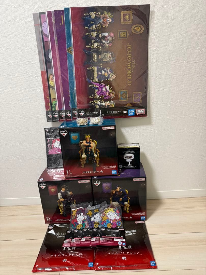 一番くじ ジョジョの奇妙な冒険 THE★JOJO WORLD フィギュア3点＋α