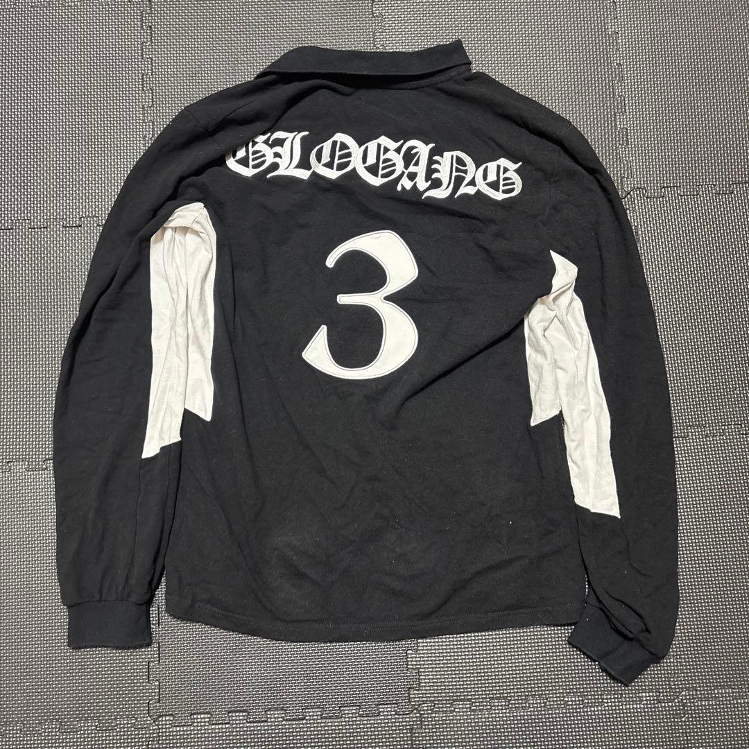 glo gang 長袖ポロシャツ ブラック