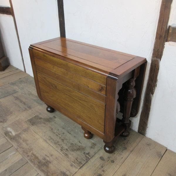 イギリス アンティーク 家具 ゲートレッグテーブル ダイニング 英国 6062e