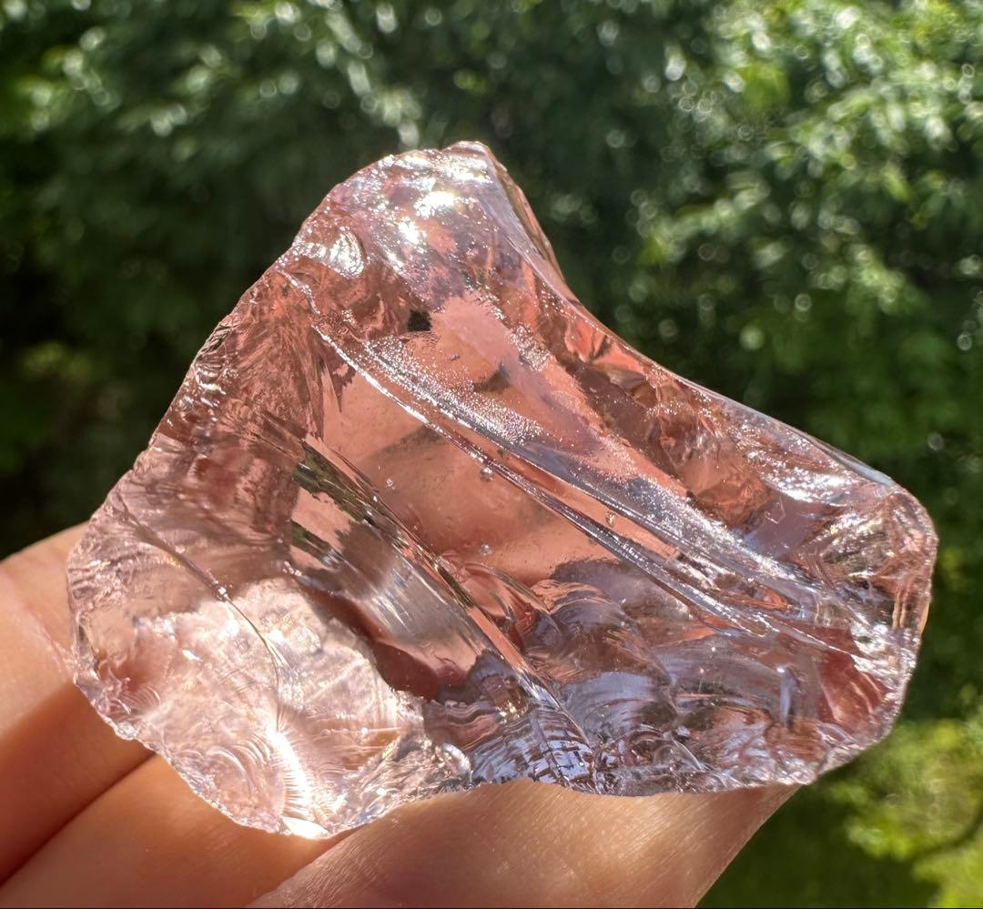 シエラネバダ産アンダラクリスタル　ピンク　高次元ヒーリング　瞑想ヨガ