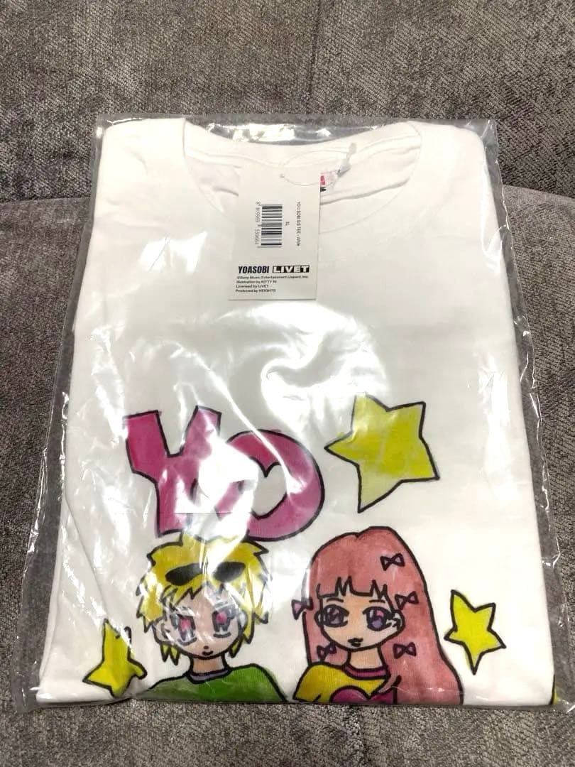 【新品】海外限定グッズ　YOASOBI Tシャツホワイト(XL) yoasobi