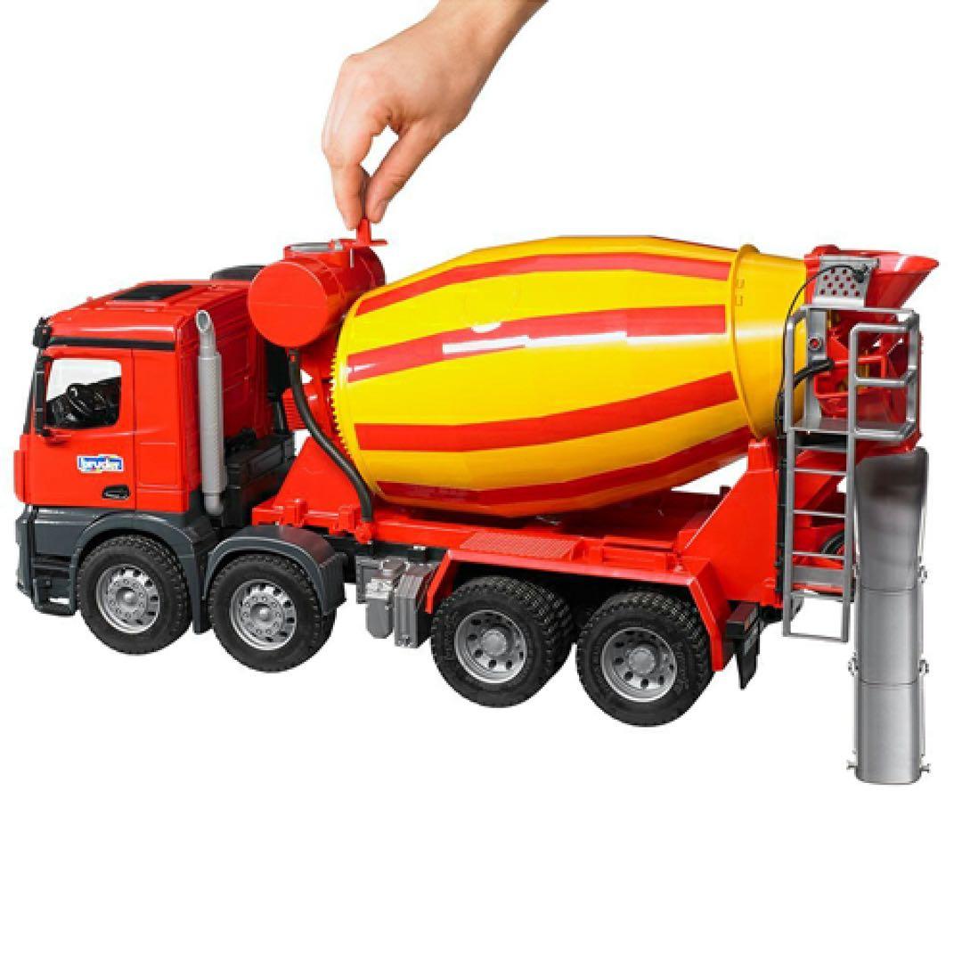 【ブルーダー】 2台セット ミキサー車 ベンツ ハーフパイプダンプトラック