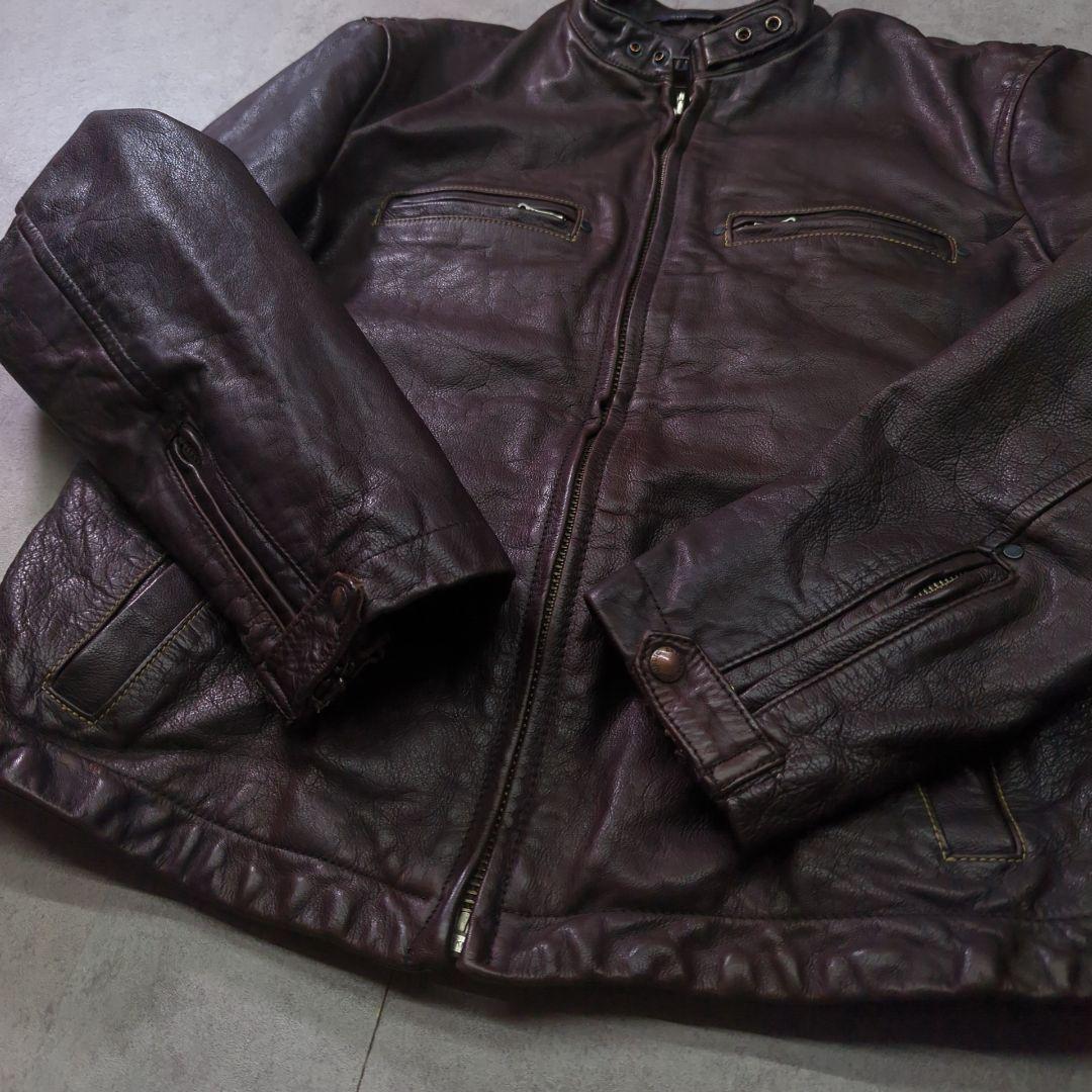 BANANA REPUBLIC レザージャケット L-XL相当