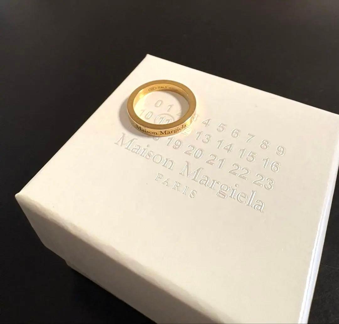 Maison Margiela ロゴリング 950ゴールド