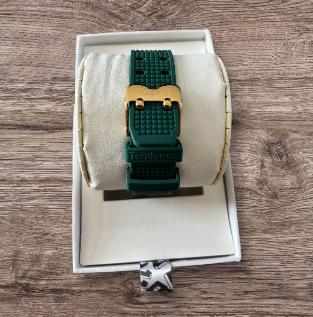 Tendances TY532001 グリーン ラバーベルト 時計※新品未使用品