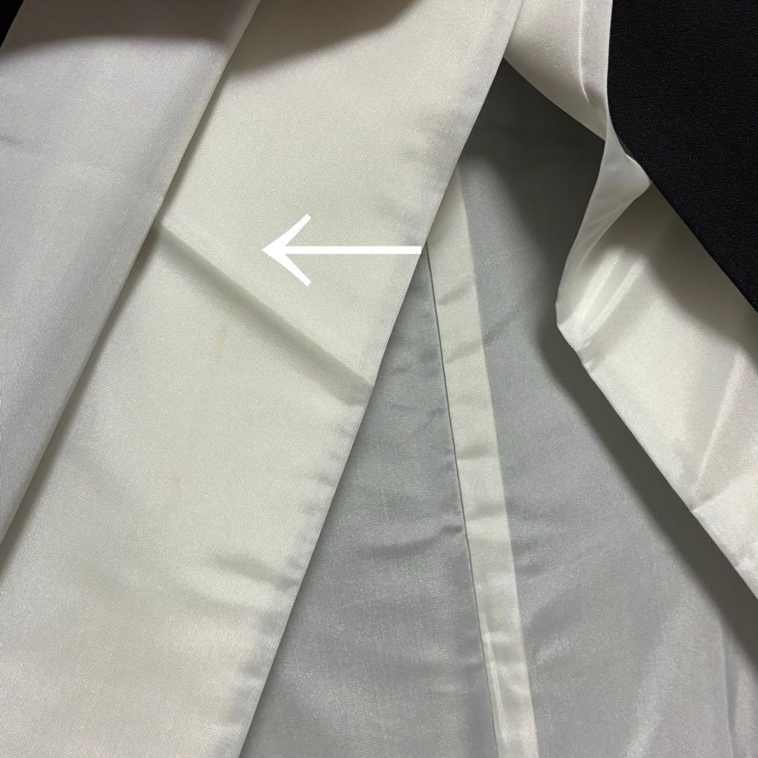 D68 黒留袖 総刺繍 慰斗紋 花模様 正絹 着物 袷 極美品