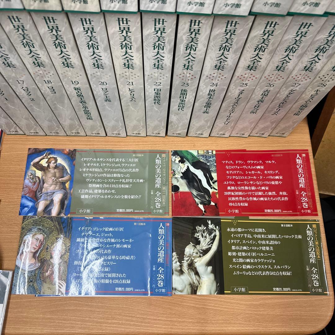 世界美術大全集　西洋編　全28巻　セット　絵画