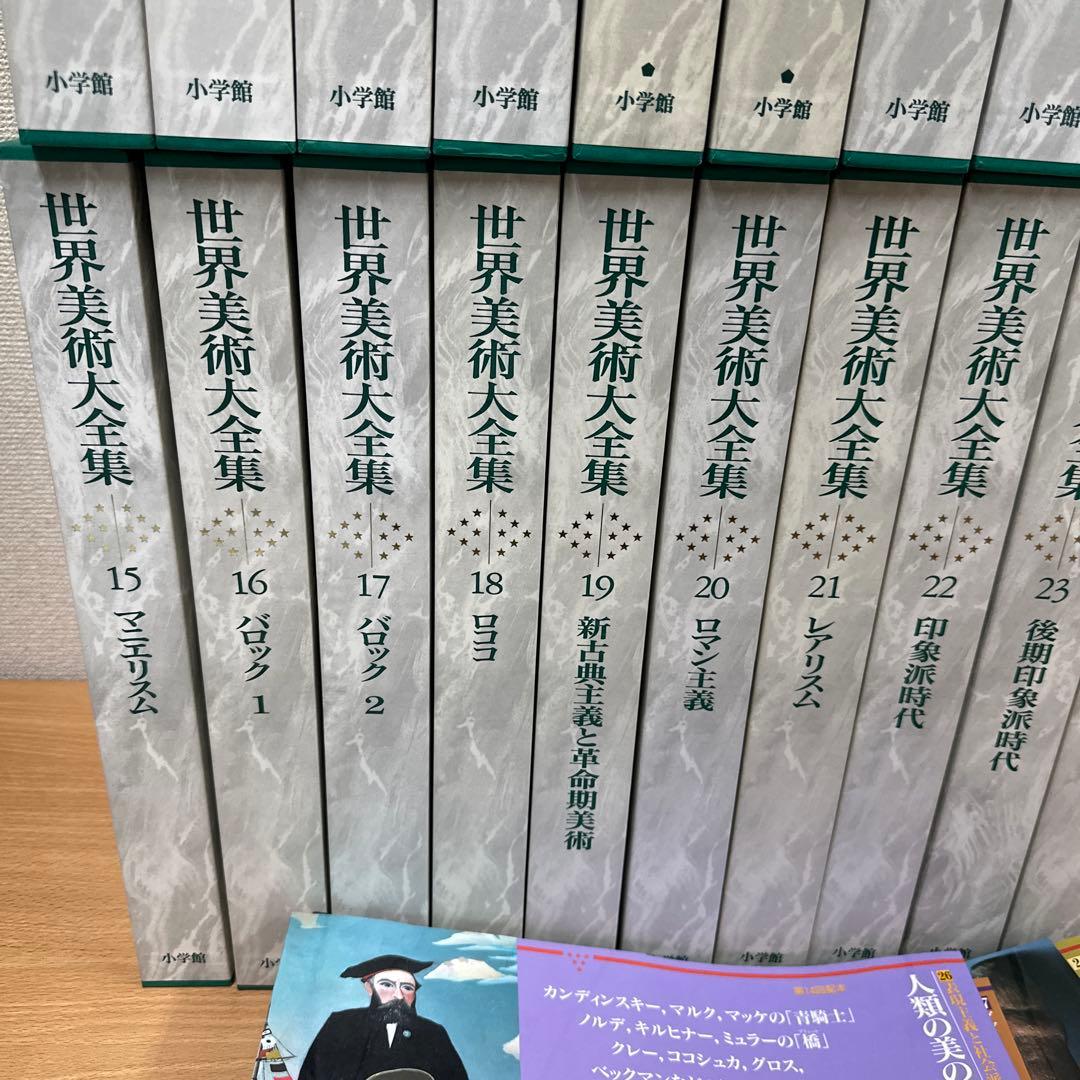 世界美術大全集　西洋編　全28巻　セット　絵画