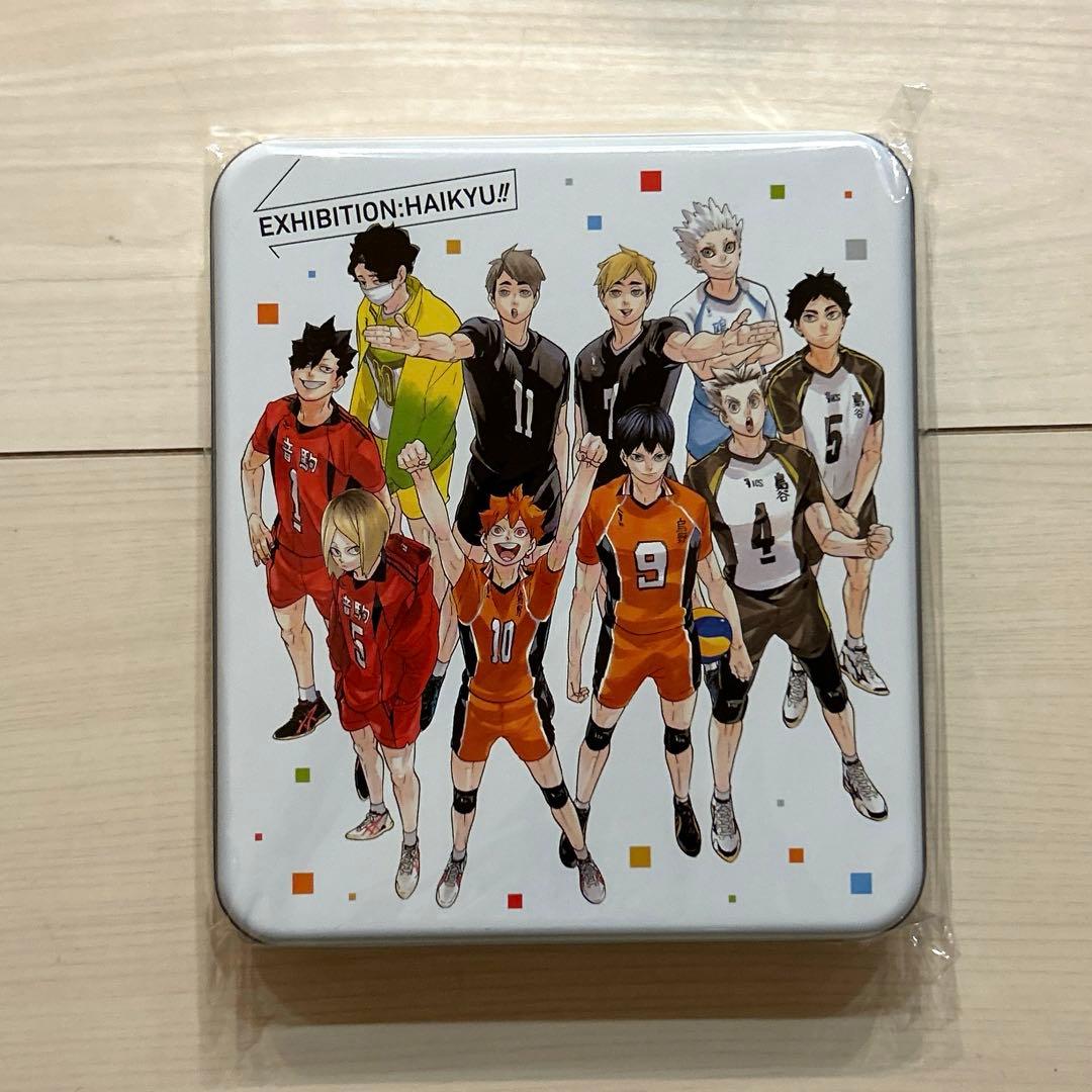 ハイキュー!!展 箔押しイラストカードコレクション 缶入りポストカードセット