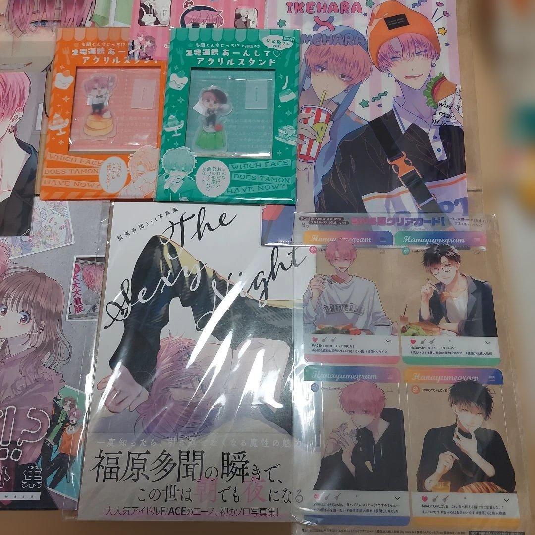 多聞くん今どっち！？　 花とゆめ 付録 SNS風クリアカード　 イラスト集