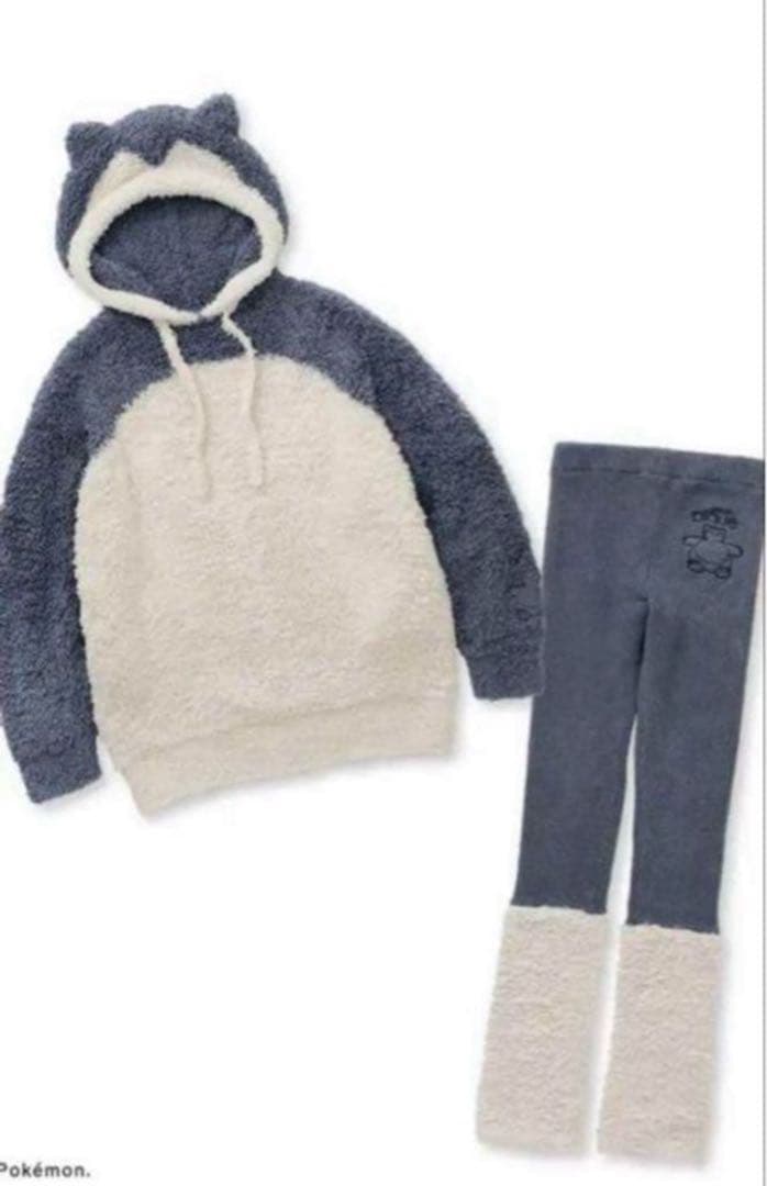 新品！gelato piqueカビゴン フーディ&レッグウォーマーレギンスセット