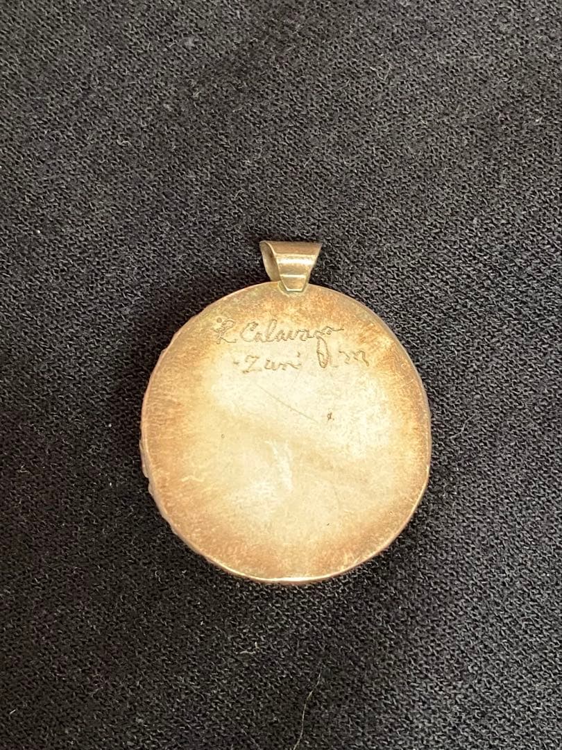 激レア　インディアンジュエリー　ズニ族　ペンダント　トップ　vintage