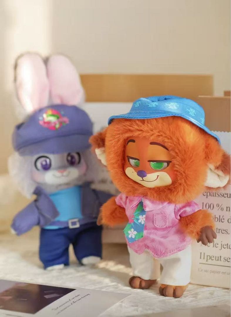 TOPTOY Zootopia 2 マスコット ぬいぐるみ ニック＆ジュディ