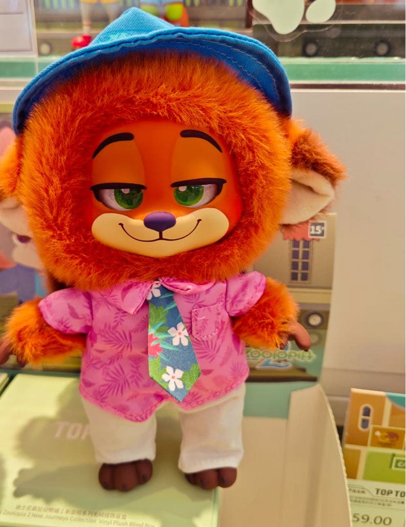 TOPTOY Zootopia 2 マスコット ぬいぐるみ ニック＆ジュディ