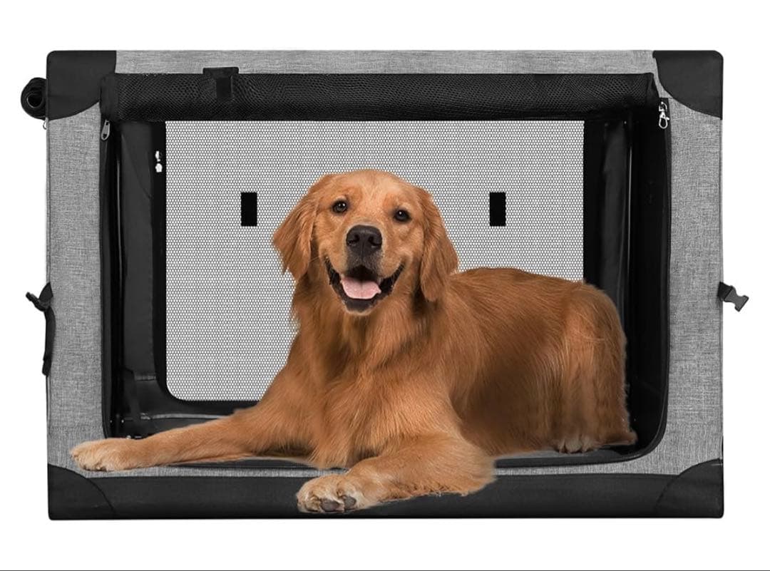 折りたたみペットケージ 犬ケージ 犬用クレート 猫用キャリー・カート XL