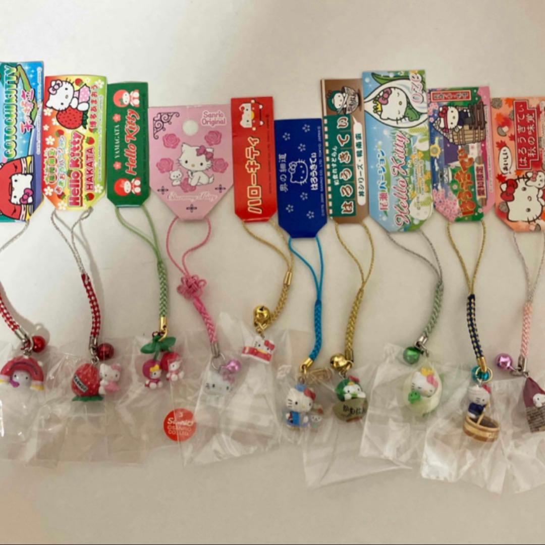 ご当地キティ　キティ根付け　キティストラップ　　　サンリオ　ハローキティ