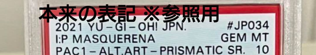 超貴重！！遊戯王 PSA10 プリシク IP マスカレーナ ラベルエラー