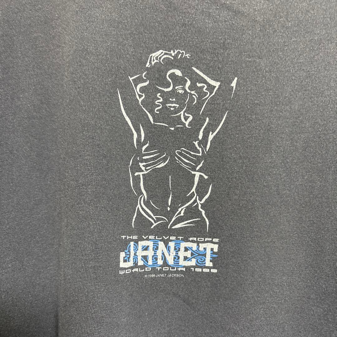 1998 janet jackson tour Tshirt usa製