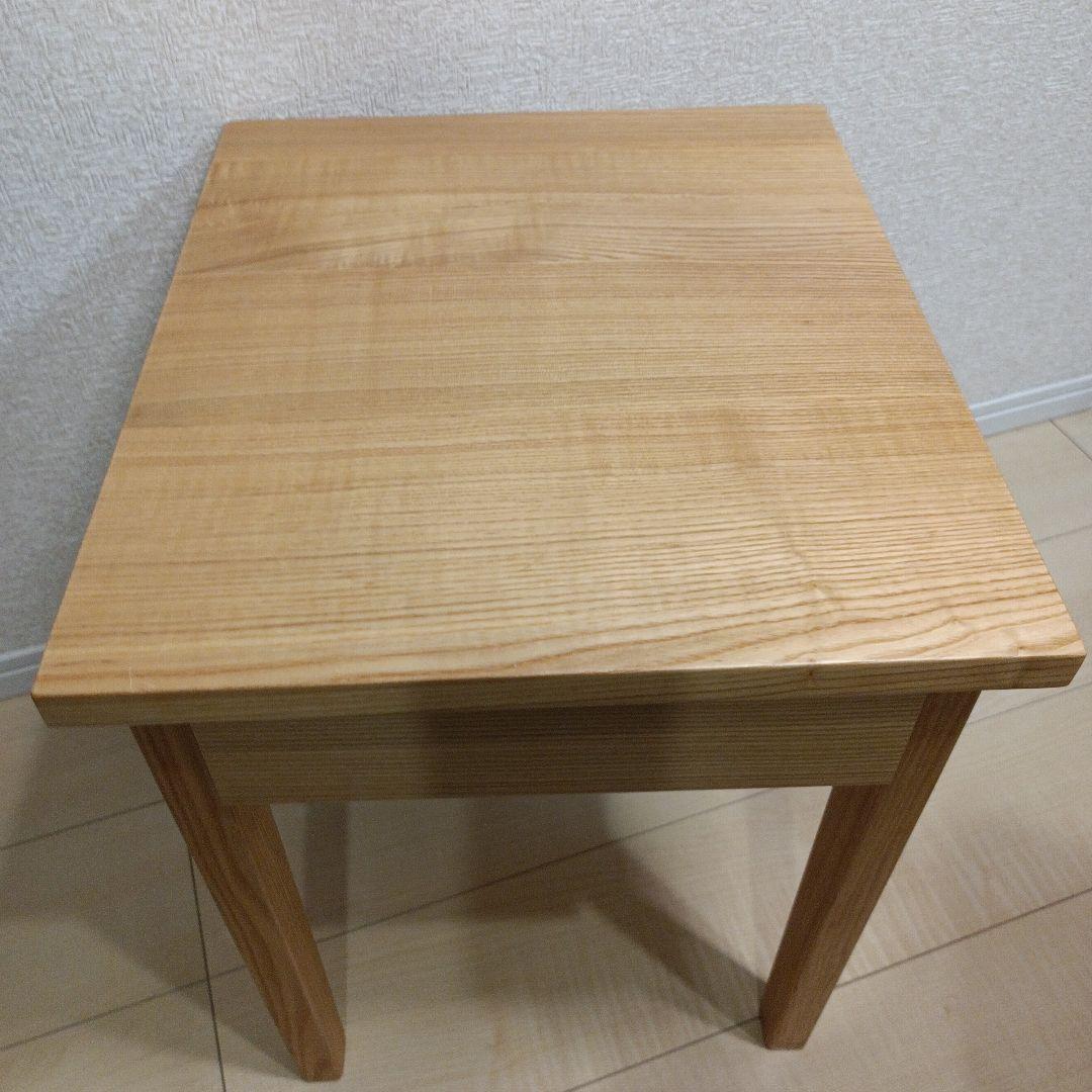 美品　激レア希少 廃盤品 無印良品 サイドテーブル 引き出し 良品計画 天然木