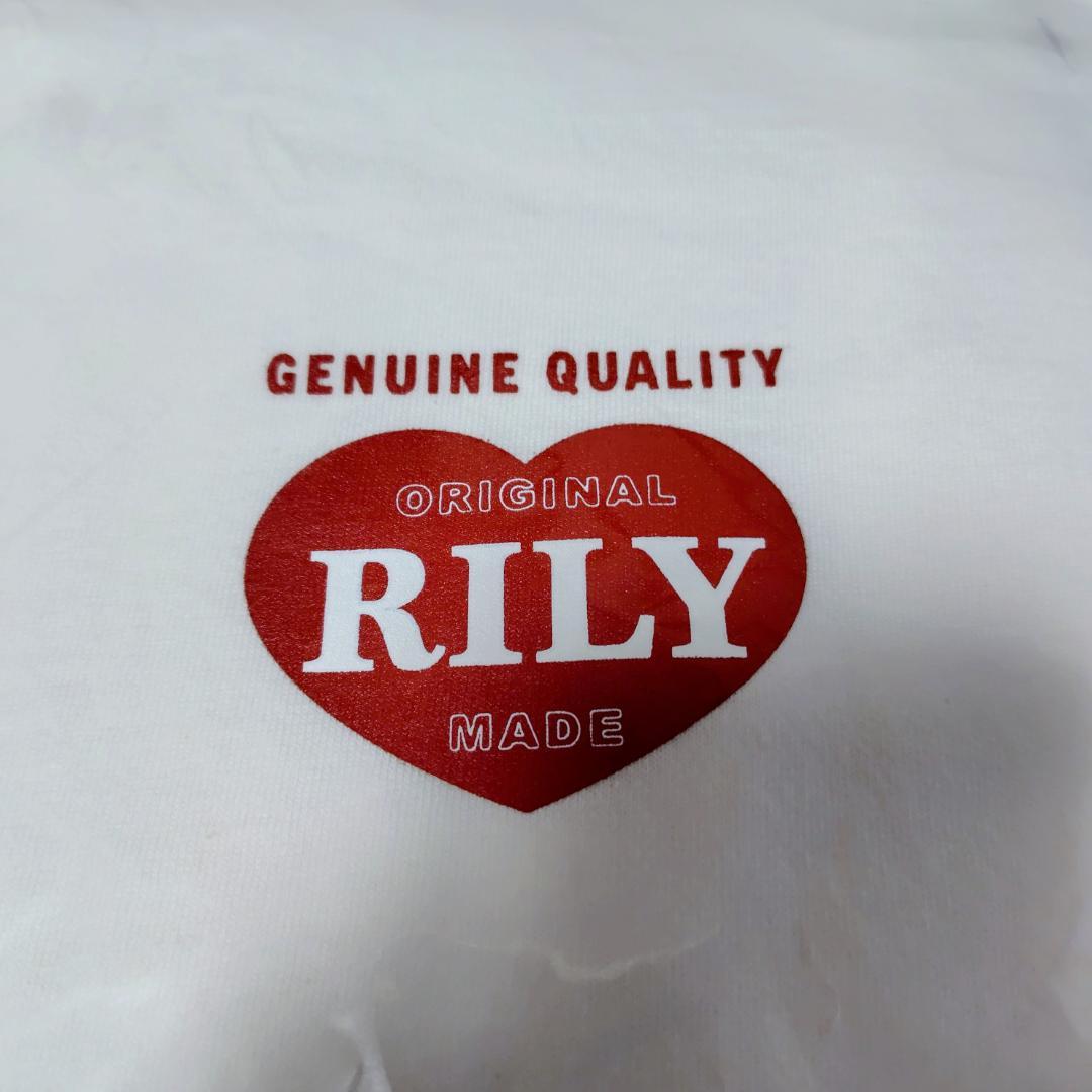 RILY ハートロゴ Tシャツ ホワイト 白