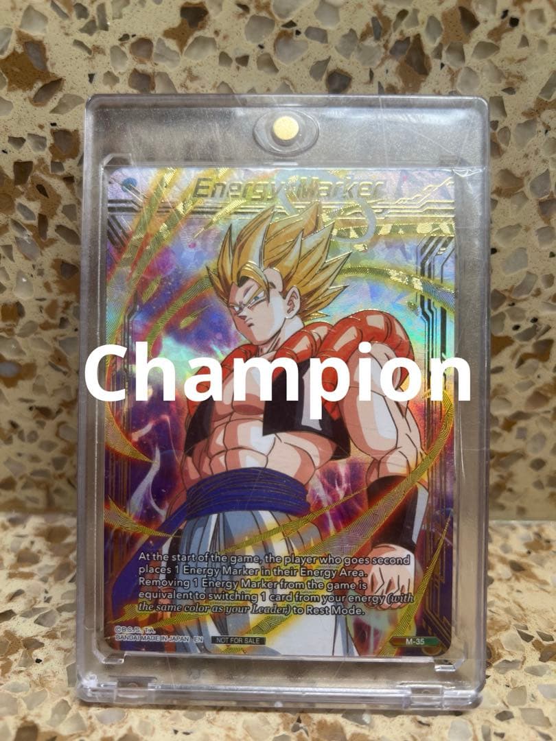 ドラゴンボールカード　フュージョンワールド　ゴジータ　大会優勝プロモ　M-35