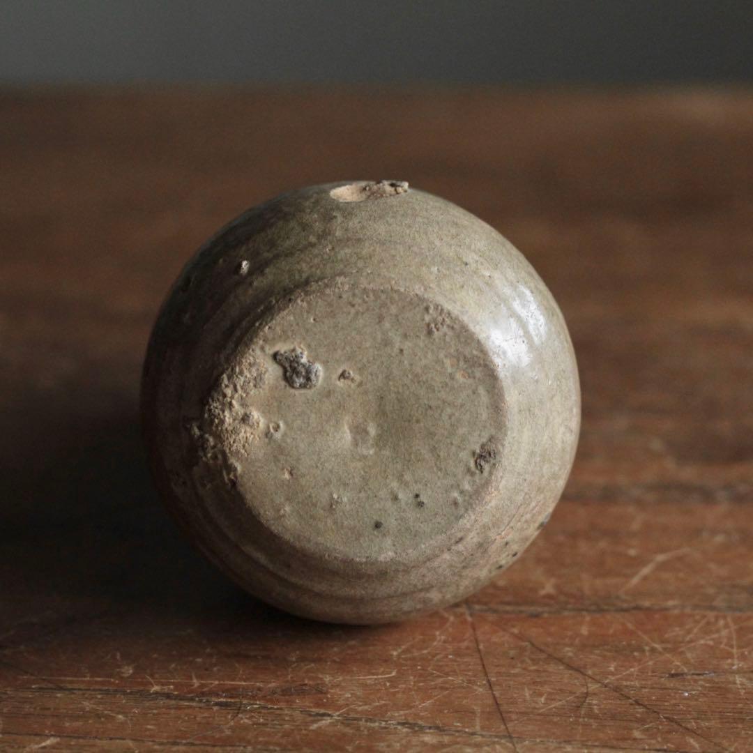 高麗 線刻 灰釉 徳利 朝鮮美術 古美術 古道具 酒器 とくり アンティーク