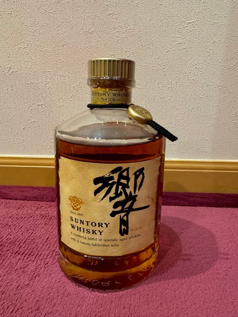 サントリー 響 HIBIKI ウイスキー 箱入りSH-01 金キャップ