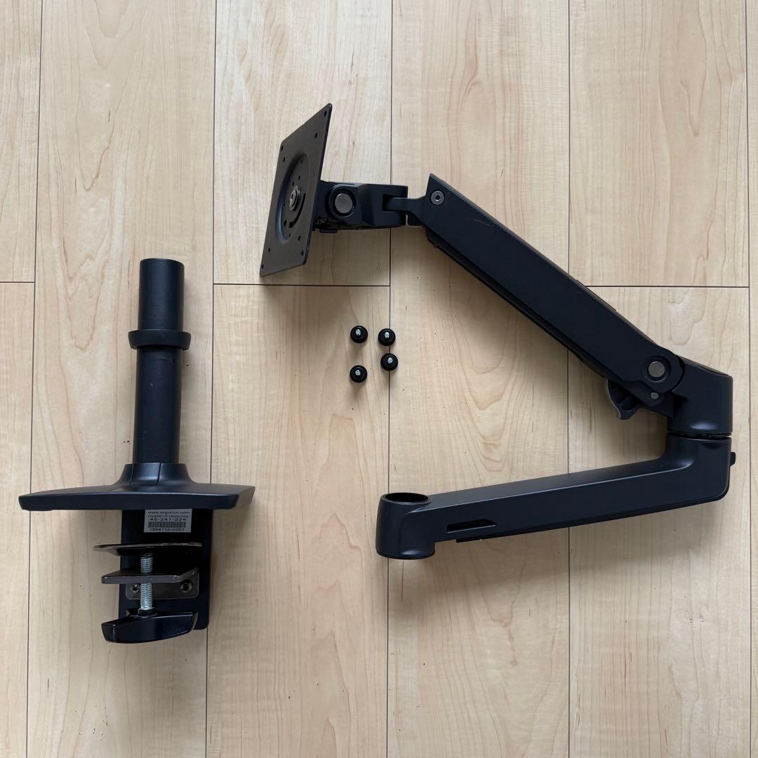 Ergotron LX デスク モニターアーム マットブラック使用感あり／箱なし