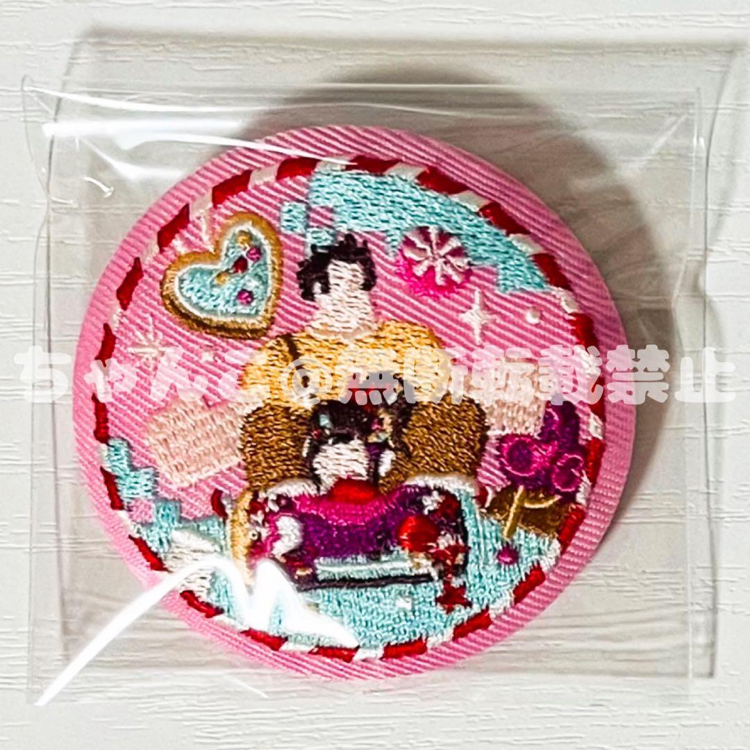 Disney Characters【シュガー・ラッシュ】刺繍缶バッジ★ビスケット