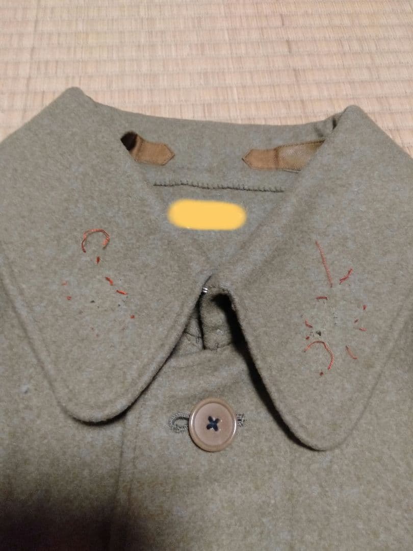 大日本帝国 旧日本軍 マントコート 外套 ポンチョ 本物
