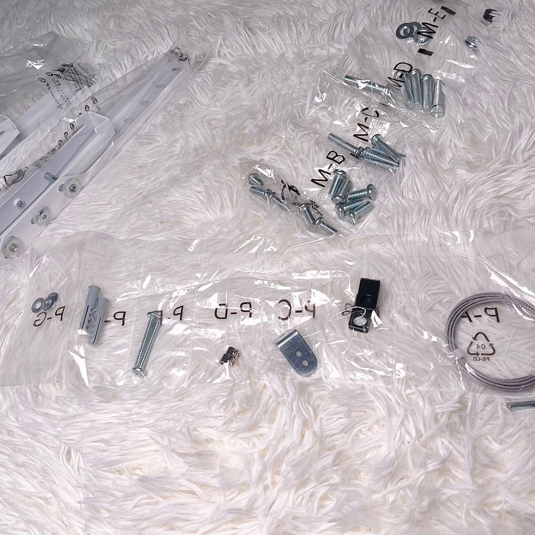 【美品】Lize リゼ キャスター付きテレビスタンド ホワイト