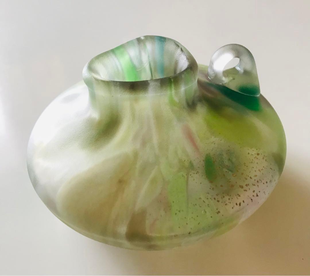 藤田喬平　花瓶共箱