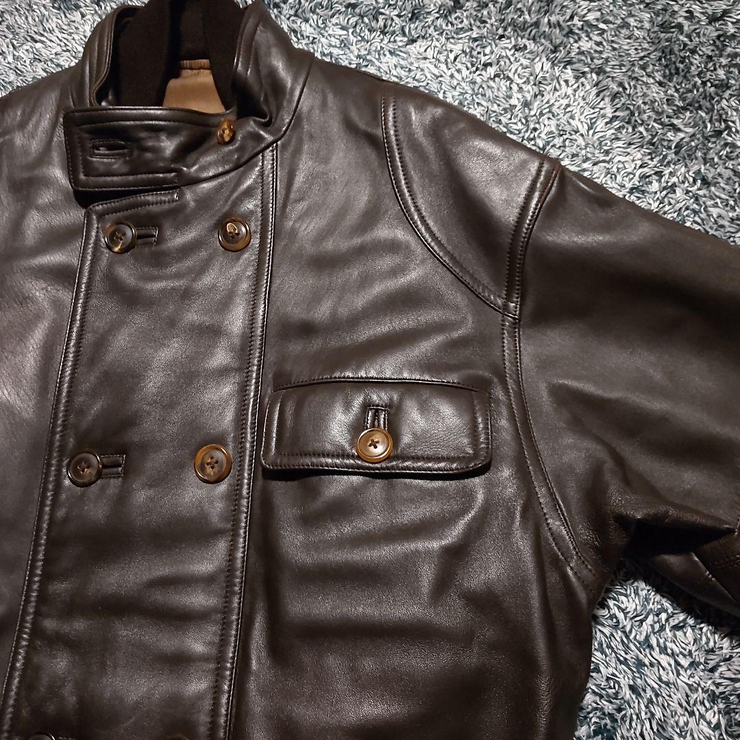 D'URBANレザーコート