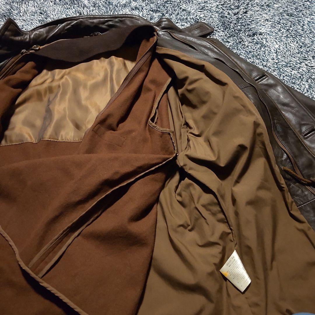 D'URBANレザーコート