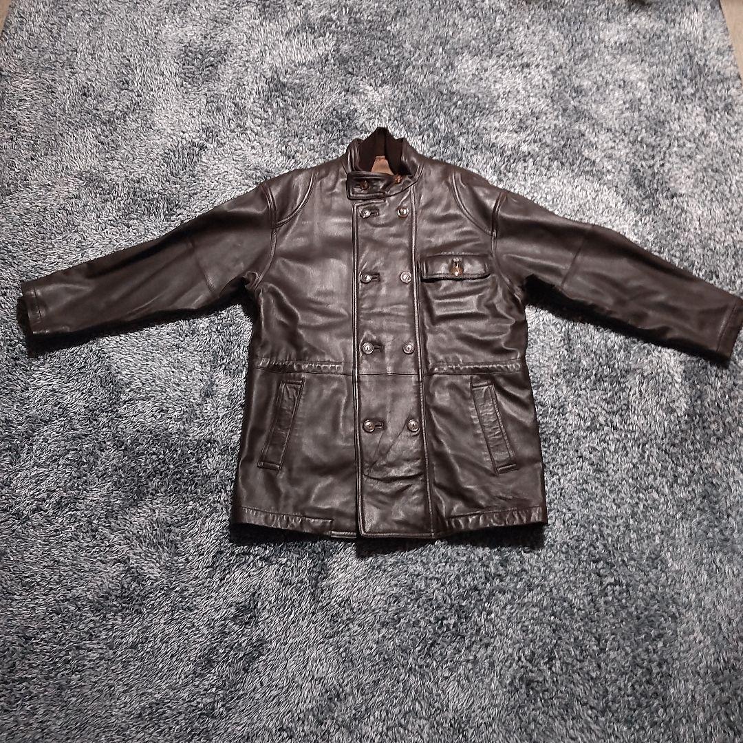 D'URBANレザーコート