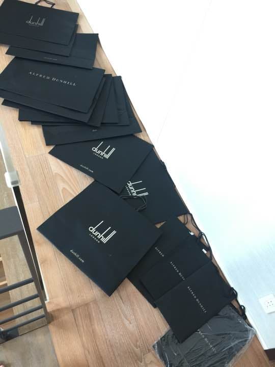 【まとめて大売出し】ダンヒルDunhill 紙袋23セット