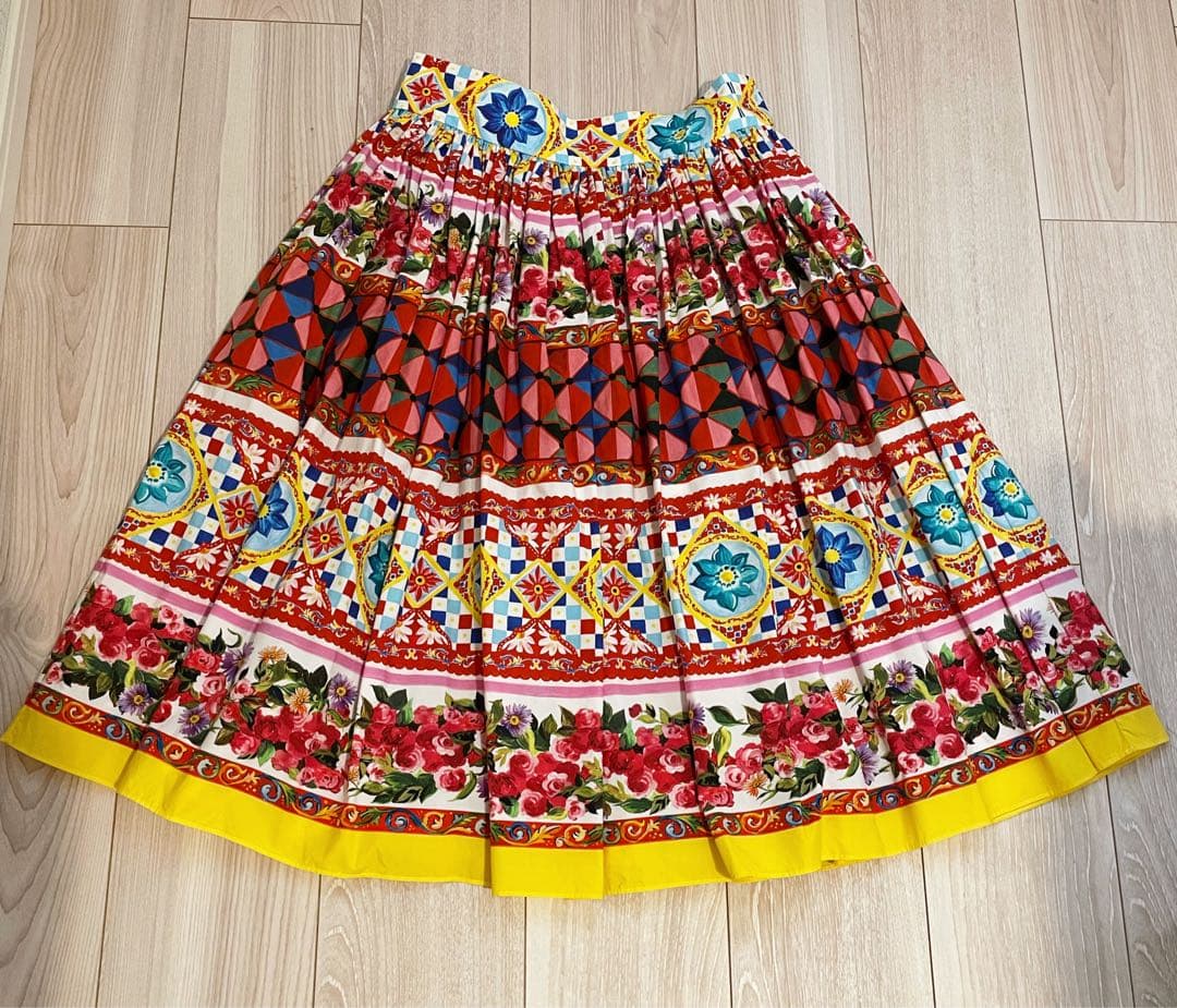 DOLCE&GABBANA ドルチェ＆ガッバーナ　マヨルカ　スカート