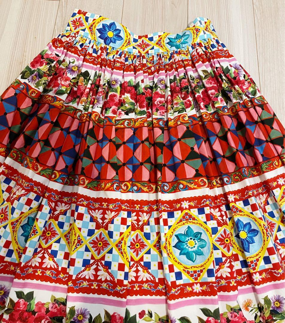 DOLCE&GABBANA ドルチェ＆ガッバーナ　マヨルカ　スカート