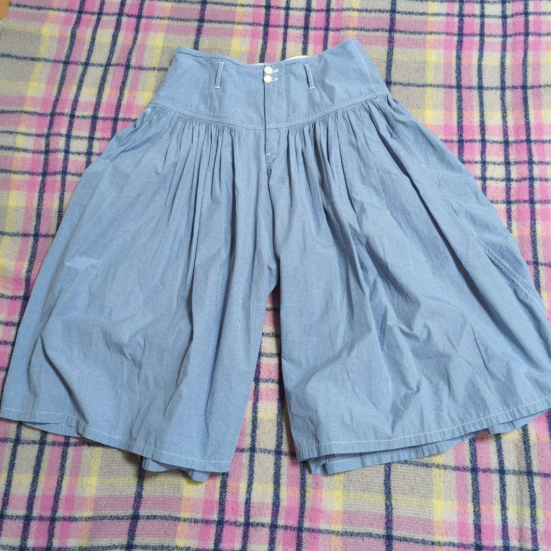 【✨️45R✨️】✨️美品✨️ダンプのキュロットギンガムチェック