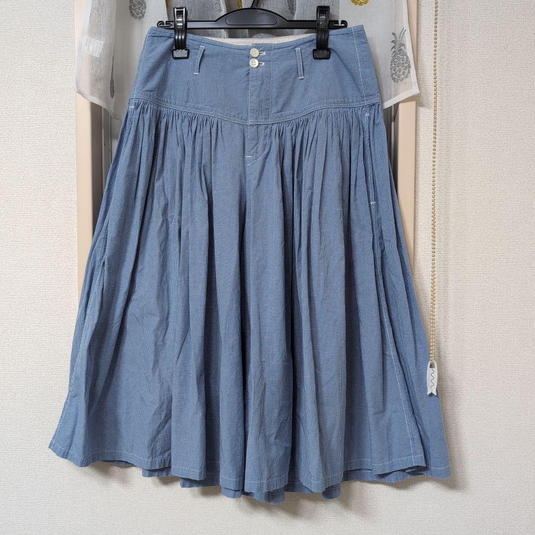 【✨️45R✨️】✨️美品✨️ダンプのキュロットギンガムチェック