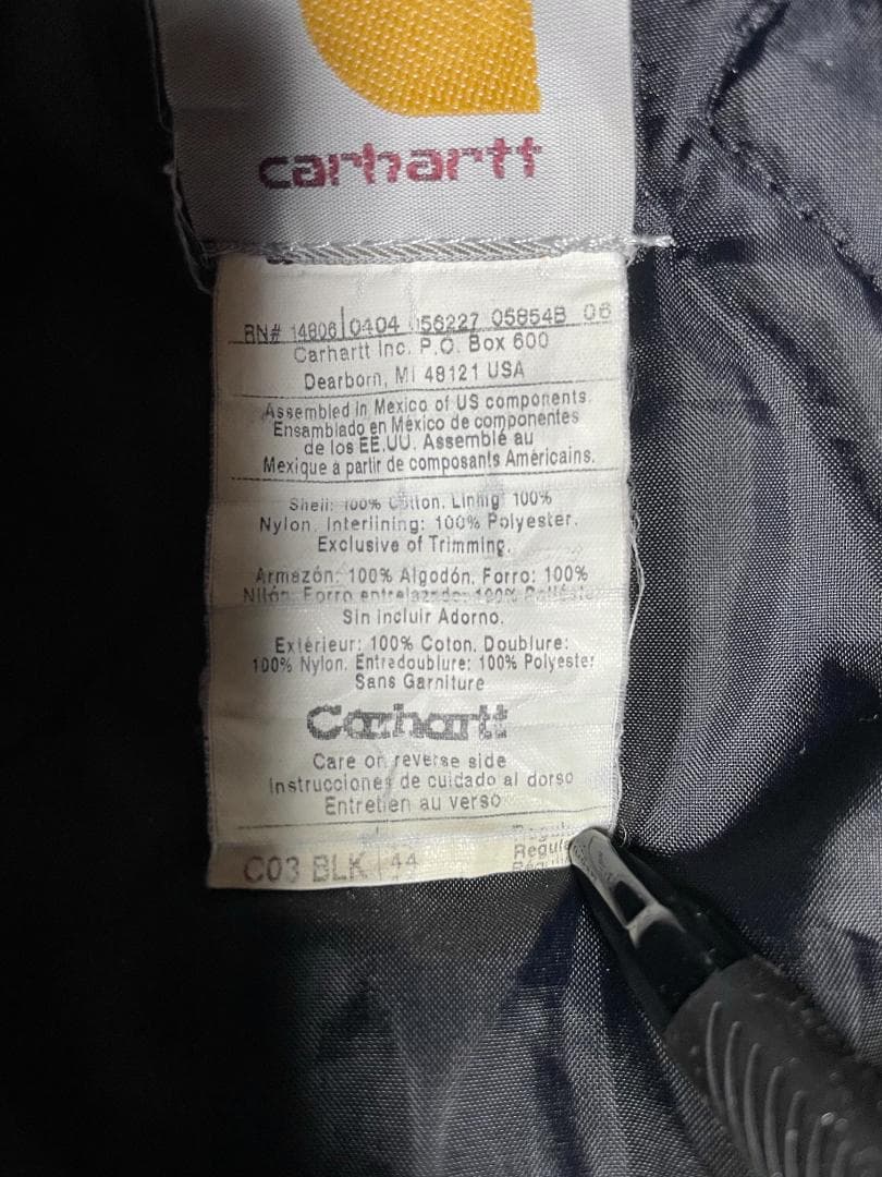 た*お様 Carhartt C03 ダックジャケット 44 トラディショナル　ブ