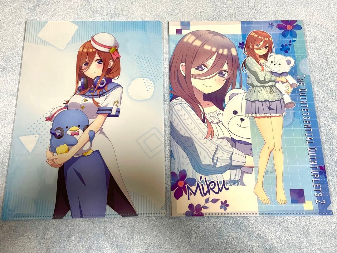 限定グッズ　五等分の花嫁　 中野三玖   クリアファイル他　14枚セット