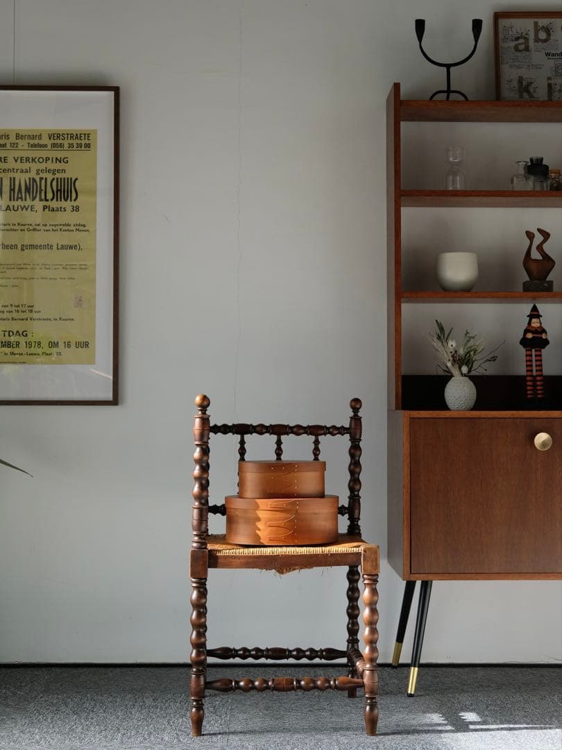 アンティークチェア　コーナーチェア　ボビンチェア