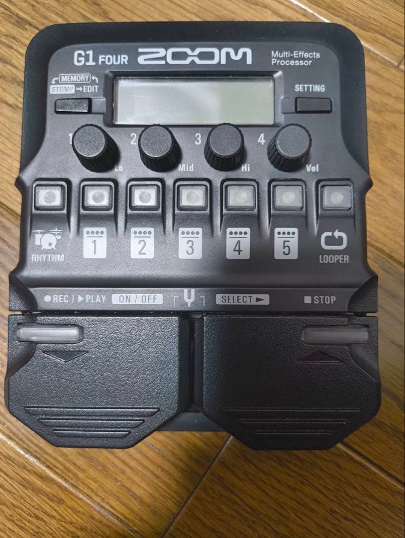 zoom g1 four アダプター付き