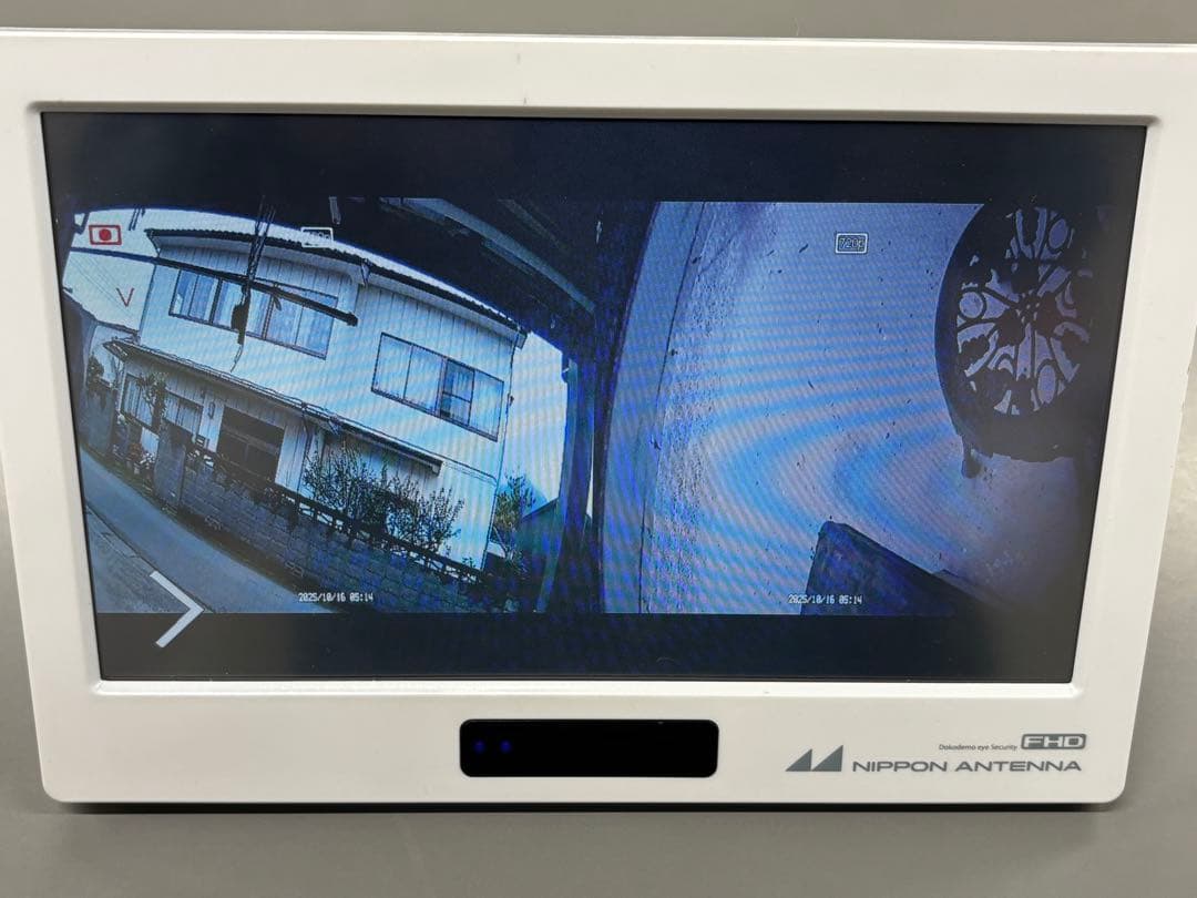 日本アンテナ防犯カメラセット 10.1インチモニター
