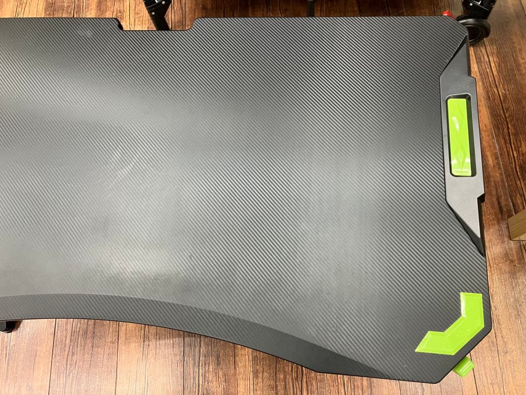 埼玉引取　ニトリ　ゲーミングローデスク GM004 ブラック　グリーン　座椅子