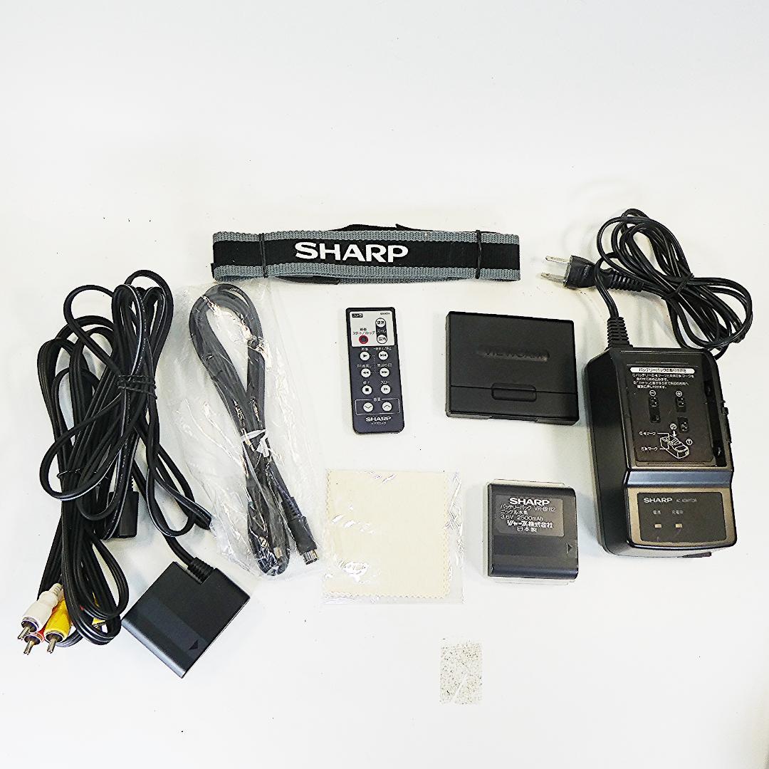 美品・動作良好　Video.Hi8 シャープ VL-HL80 8ミリビデオカメラ