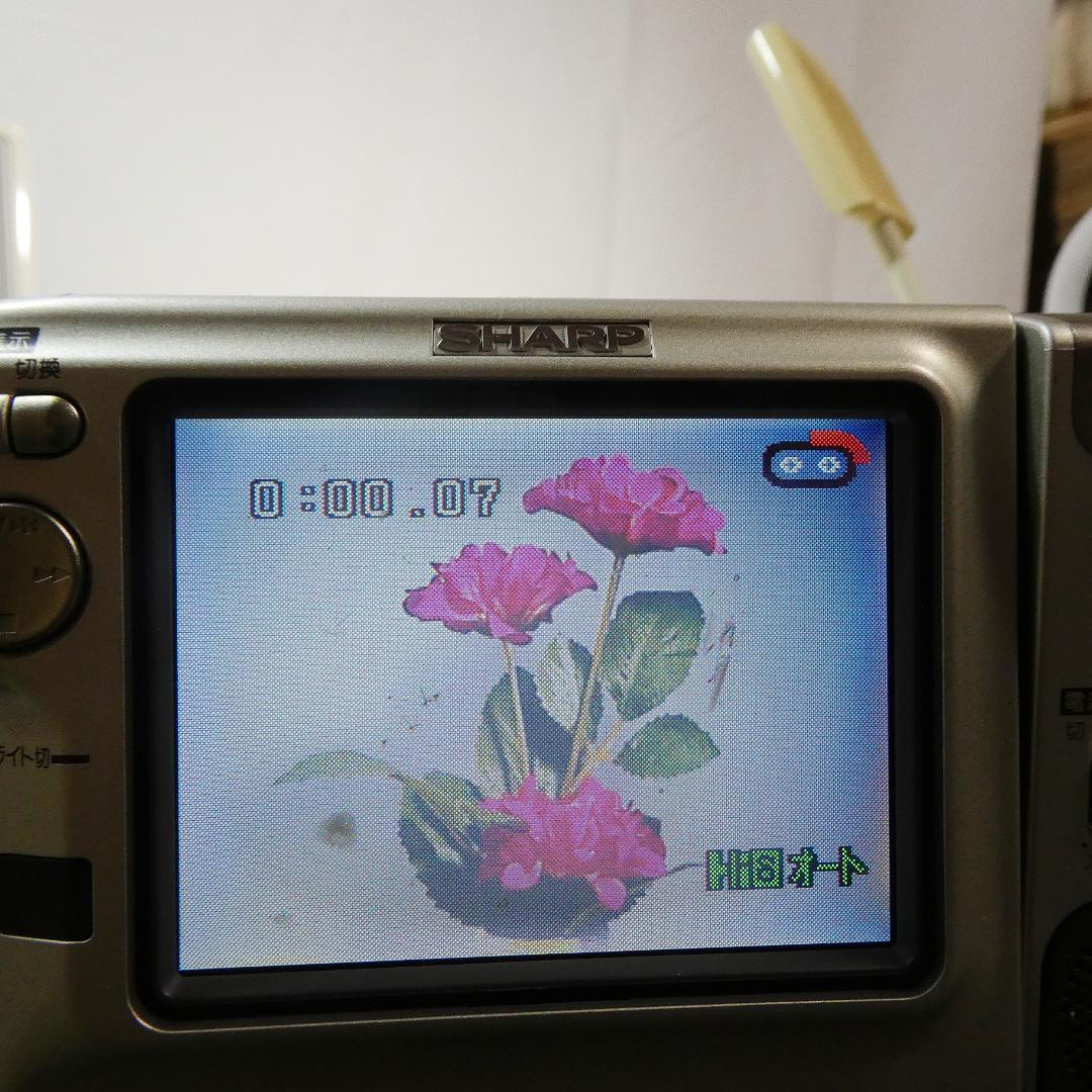 美品・動作良好　Video.Hi8 シャープ VL-HL80 8ミリビデオカメラ