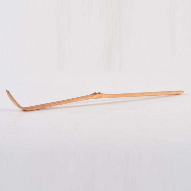 茶道具　東竹斎下削　茶杓　銘清流　前大徳　藤田寛道書付　共筒共箱　V　9014